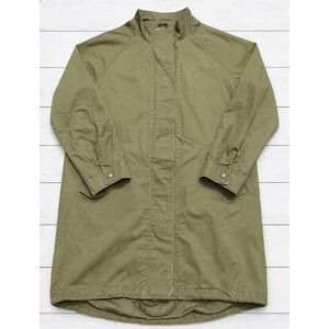 Forever 21 Olive Green Utility Parka Jacket Military Gorpcore Boho Fall Medium